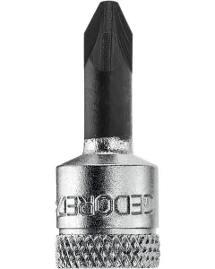 Gedore - DPIKS20PZD1 - Kreuzschlitz-Nuss 1/4" pz Nr.1, Steckschlueseelement
