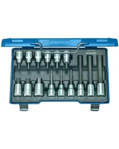 Gedore - DPIN19LKM - Sechskant-Steckschlüsselsatz 15-Teilig 1/2"