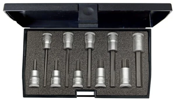 Gedore - DPIN30LKM - Innensechskantsatz 10-tlg. 3/8", Schraubendrehersatz