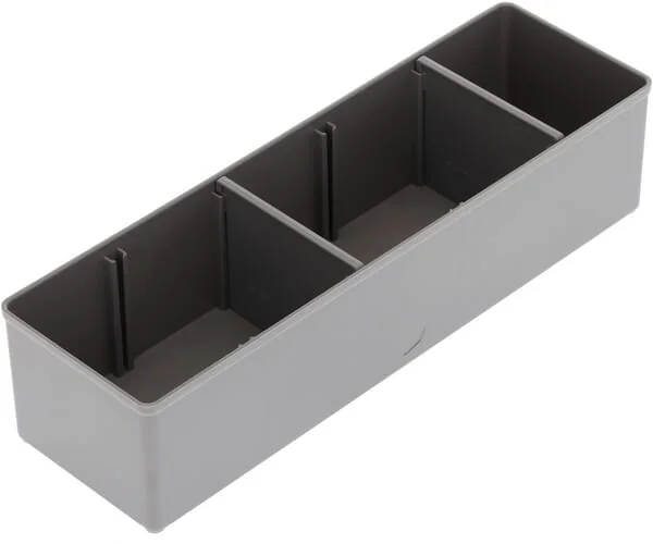 Gedore - E1101BTGED - Aufbewahrungsbox 260x78x63mm, Grauer Kunststoff, 2 Faecher, i3 von Gedore