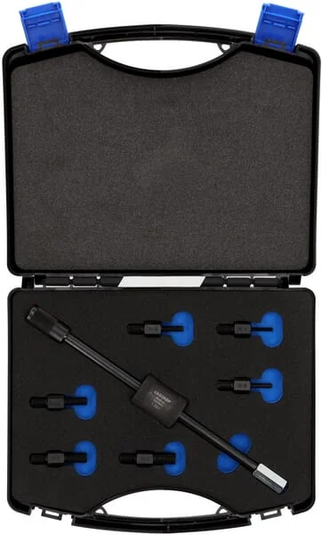 Gedore - HG181K1 - Gewindestangen-Adapter-Satz Adapter-Satz Schlagabzieher Riemenscheibenabzieher