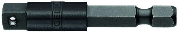 Gedore - HG673 - 6.3 Nussadapter 1/4" Nuss - 1/4" Vierkant, Verlaengerung, 1 1/2" Antrieb