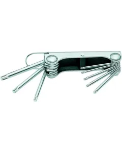Gedore - SLSCL43TX80 - Torx Hakenschluessel-Satz 8-Teilig