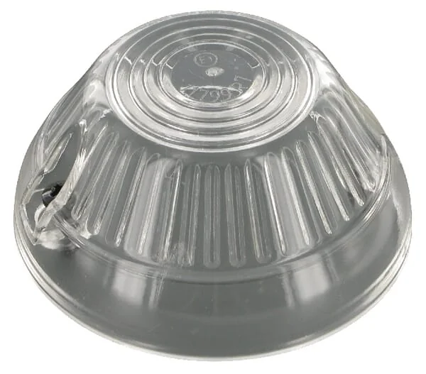 Geka - EPL86 - Leuchtenglas, Transparent, Rund Diameter 80MM LH/RH Geka