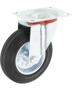 Gopart - 5081160GP - Swivel Metal-Rubber Wheel, 160 mm