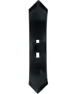Gopart - CP755GP - Kultivatorzinke 340x75x11mm, Umkehrbar Gehaertet, Gekruemmt, 2 Loecher