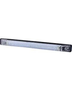 Gopart - LA35059 - Markierungsleuchte LED, 0.5/1W, Rechteckig, 12/24V, Weiß, 255x24x27mm, 2 LEDS