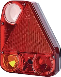 Gopart - LA45009 - Heckleuchte Rechteckig, 12/24V, Weiß/Orange/Rot, 206x54.5x174mm – Rechts
