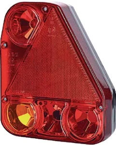 Gopart - LA45010 - Heckleuchte Rechteckig, 12/24V, Rot/Orange, 206x54.5x174mm – Rechts