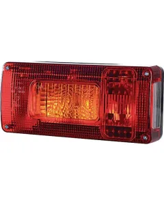 Gopart - LA45015 - Heckleuchte 5/21W, Rechteckig, 12/24V, Weiß/Orange/Rot, 218x54.5x100mm – Links