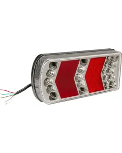 Gopart - LA45018R - Heckleuchte LED, Rechteckig, 12-24V, 228x106x40mm – Rechts