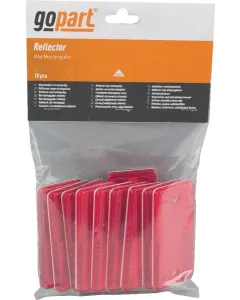 Gopart - LA75003 - Reflektor, Rot, Rechteckig