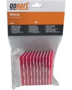 Gopart - LA75006 - Reflektor, Rot, Rechteckig