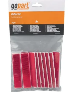Gopart - LA75015 - Reflektor, Rot, Rechteckig