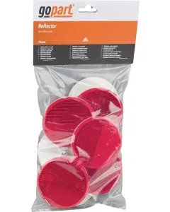 Gopart - LA75021 - Rückstrahler, Rot, Rund