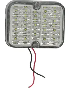 Gopart - LA91262GP - Rueckfahrscheinwerfer LED, 3W, Quadratisch, 12V, 100x80,7x30mm – Hinten