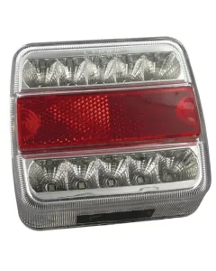 Gopart - LA99190GP - LED-Ruecklicht, 1W, Quadratisch, 12V, 106x35x98mm, 18 LED