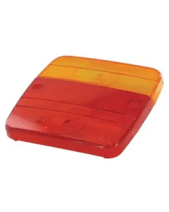 Gopart - LA99270GP - Lichtlinse, Orange/Rot, Quadratisch 100x95mm LH/RH/Hinten