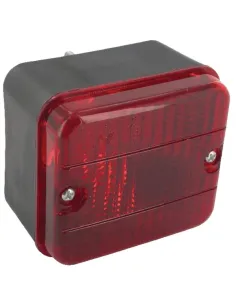 Gopart - LA99370GP - Quadratischer Nebelscheinwerfer, 12V, Rot, 85x52x75mm