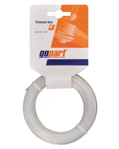 Gopart - NL1615RGP - Trimmerfaden Diameter 1,6 mm 15 m mit Rundem Profil, Weiss