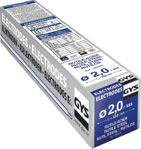 GYS - 085022GYS - Elektrode, 355 Rutil, GY38 Diameter 2 mm