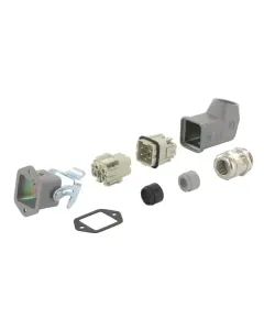 Harting - HANKIT4AWSM - Anschluss-Set Bulkhead 4P