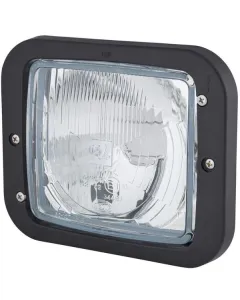 Hella - 1AA004109201 - Scheinwerfer Halogen, Rechteckig, 12V, Transparent, Aufschraubbar, 173x99x144 mm, Hella