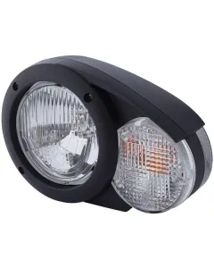 Hella - 1E3996160011 - Scheinwerfer Halogen, Rund, 12V, Weiss/Grau, Aufschraubbar, Diameter 144.5mm – Vorne Links