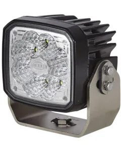 Hella - 1GA995606081 - Arbeitsscheinwerfer LED, 4000LM, Quadratisch, 12/24V, Weiss, Klemme Deutsch-Stecker, 8 LEDs, Ultrabeam