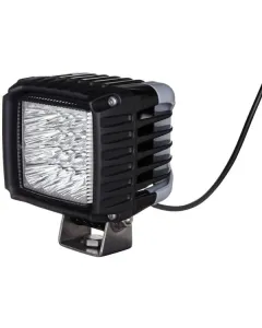 Hella - 1GA996192011 - Arbeitsscheinwerfer LED, 43W, 3000LM, Quadratisch, 12/24V, Transparent, Schraubbefestigung, 114.5x109.9x144.8mm, 16 LEDs