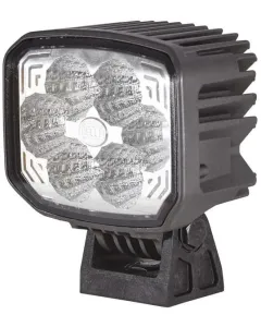 Hella - 1GA996488011 - Arbeitsscheinwerfer LED, 26W, 1850LM, Rechteckig, 12/24V, Transparent Deutsch-Stecker, 6 LEDs