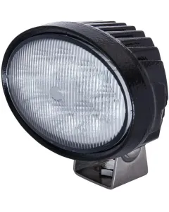 Hella - 1GA996661001 - Arbeitsscheinwerfer LED, 25W, 1500LM, Oval, 12/24V, Weiss, 153x74x129mm Deutsch-Stecker, 8 LEDs