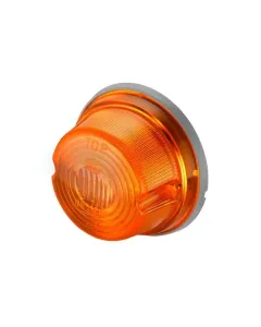 Hella - 2BA001259611 - Kontrollleuchte 18W, Rund, 12V, Gelb, Aufschraubbar, Diameter 80mm