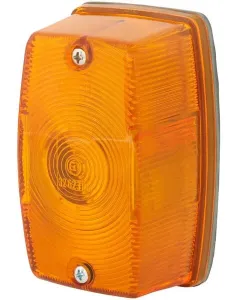 Hella - 2BA002324001 - Kontrollleuchte 21W, Rechteckig, 12/24V, Gelb, Aufschraubbar, 114x50x70mm