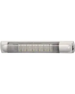 Hella - 2JA007373161 - Innenraumleuchte LED, 7W, Rechteckig, 12/24V, Weiss, Aufschraubbar, 355x35x59mm, 24 LEDs