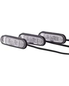 Hella - 2KA959640102 - Nummernschildleuchte LED, 0.50W, Rechteckig, 12/24/10/33V, Transparent, Aufschraubbar, 79x2 LEDs, Hella – Hinten