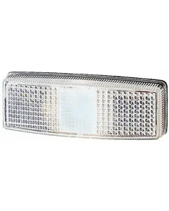 Hella - 2PF006717011 - Markierungsleuchte 5W, Rechteckig, 12V, Transparent, Verschraubt, 110x25x40mm, Hella