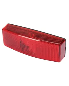 Hella - 2SA006717001 - Markerleuchte 5W, Rechteckig, 12V, Rot, Aufschraubbar, 110x25x40mm, Hella