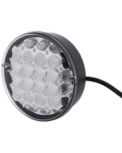 Hella - 2SD344200001 - Rückleuchte LED, 4,50W, Rund, 12/24V, Gelb/Transparent, Aufschraubbar, Diameter 122,5mm, 24 LEDs, Hella
