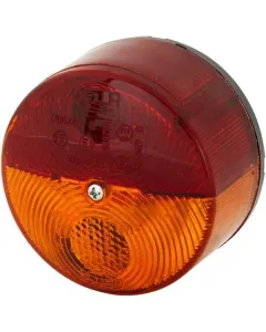 Hella - 2SW003185041 - Runde Rückleuchte, 24V, Rot/Orange, Aufschraubbar, Diameter 82mm, Hella