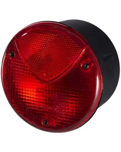 Hella - 2TA964169061 - Bremsleuchte Rund, 12/24V, Rot, Aufschraubbar, Diameter 122,5mm, Hella