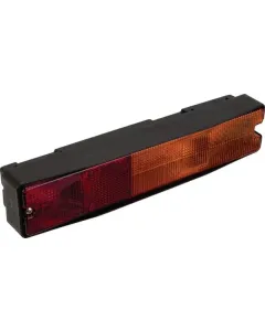 Hella - 2VA997113001 - Rückleuchte Rechteckig, 12/24V, Orange/Rot, Aufschraubbar, 300x62mm, Hella