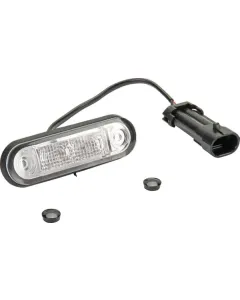 Hella - 2XT959510467 - Innenraumleuchte LED, 0,50W, Rechteckig, 12/24V, Weiß, Schraubbefestigung, 84x2 LEDs, Hella