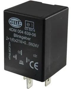 Hella - 4DM004639061 - Blinkrelais 24V 2+1 (6)X2