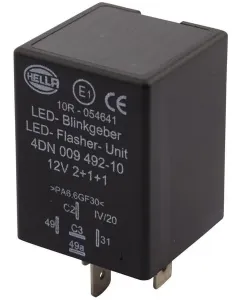 Hella - 4DN009492101 - Blinkrelais LED 5-Polig 12V