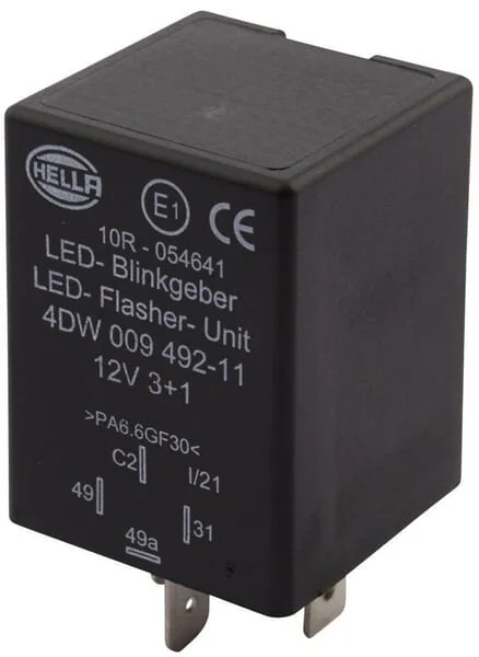 Hella - 4DW009492111 - Blinkrelais LED 4-Polig 12V