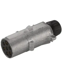 Hella - 8JA003831011 - Stecker 7-polig DIN/ISO 1185 Flachstecker Verbinder Metall