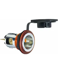 Hella - 8JB008023051 - Steckdose Rot Angeschraubter Flachstecker