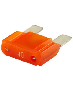 Hella - 8JS728595151 - Sicherung Maxi Flachstecker 40A Länge 34,1mm Orange Packung 10x