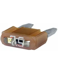 Hella - 8JS728596202 - Sicherung Mini-Flachstecker 32V 7,5A Länge 16,3mm Braun Packung 10x
